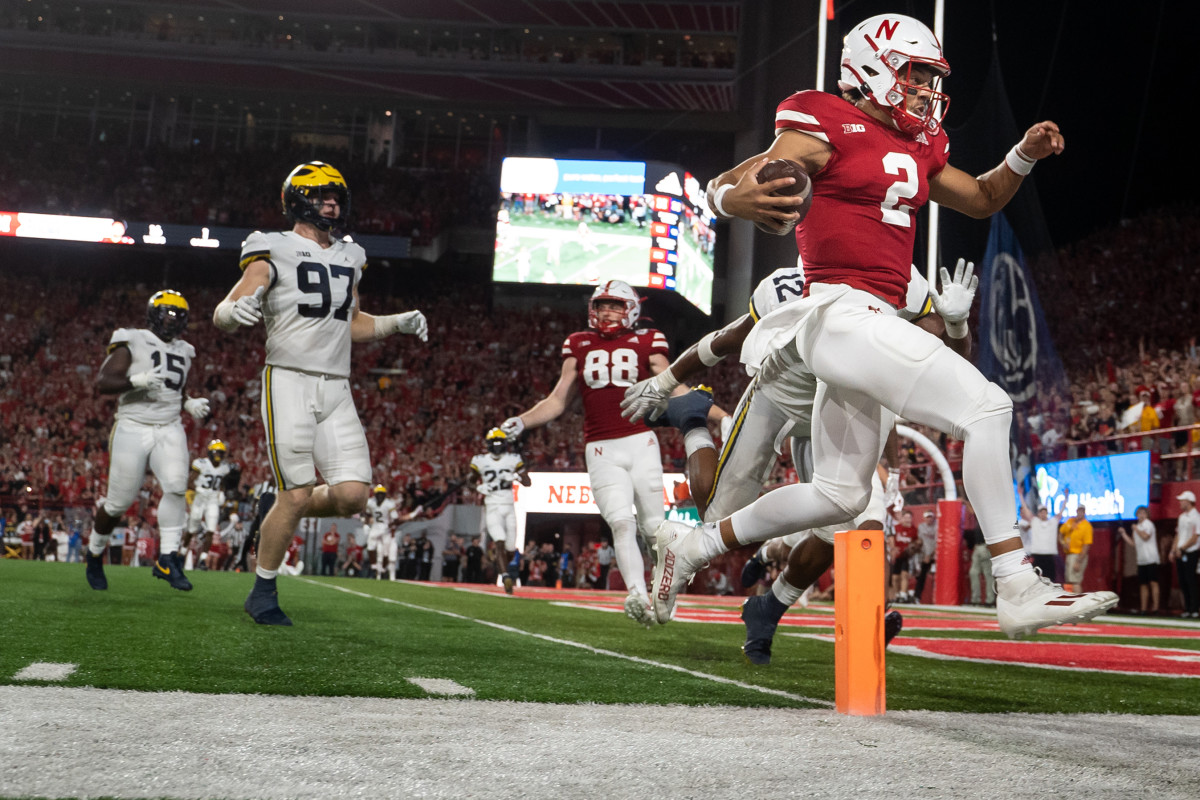 Adrian Martinez, former Nebraska quarterback now at Kansas State